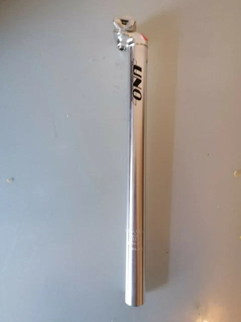 Potence De Selle KALLOY UNO Pour VTT, Aluminium Argenté - Neuf Avec étiquettes (réf. TE379)