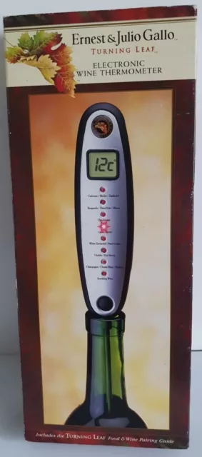 Termómetro de vino Ernest & Julio Gallo sonda plegable electrónica