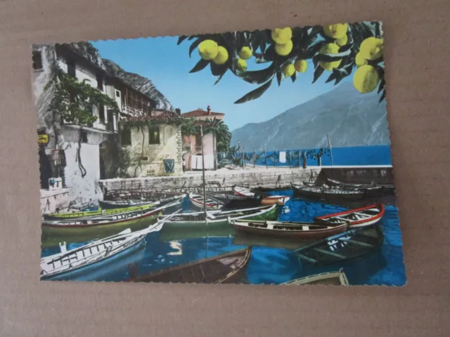 - Cartolina Lago Di Garda - Limone  Il Porto  - Vg