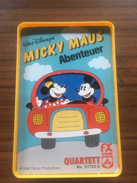 Micky Maus Abenteuer FX Schmid Quartett Vintage