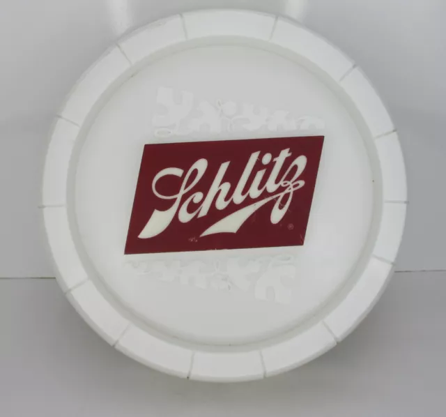 Vintage Schlitz Beer Barrel Top Head Wall Hanging Pub Bar Sign 15" Rare!