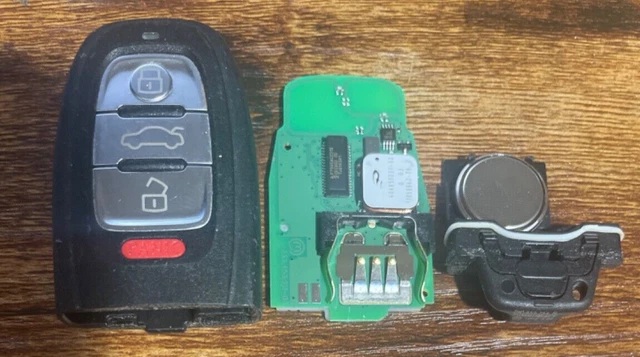 Audi Smart Keyfob W/Proximity Chip 4 Buttons OEM IYZFBS802