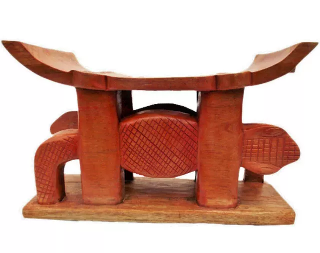 Massiv Holz Original Afrika Hocker Stuhl Akan Sitzmöbel Chair Stool