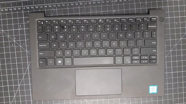 Dell XPS 13 9370 13.3" Palmrest Touchpad Keyboard YNWCR 3CM18 #md893
