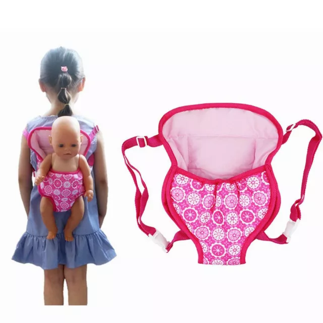 Baby Doll Carrier Backpack Doll Accessories Front/Back Carrier 15-18 Inch