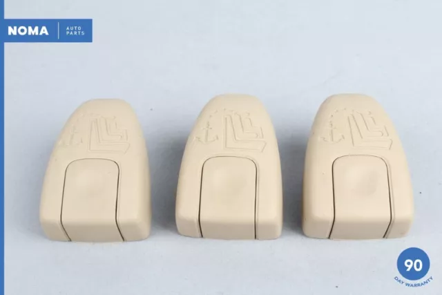 98-03 Jaguar XJ8 VDP X308 Rear Child Seat Anchor Cover Trim Set of 3 SDZ OEM