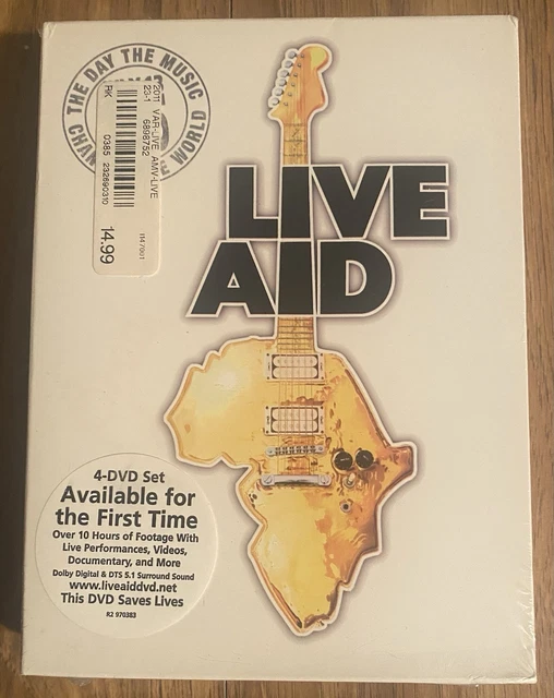 LIVE AID - July 13 1985 - Dvd 4 Discs + Booklet - R4 $70.00