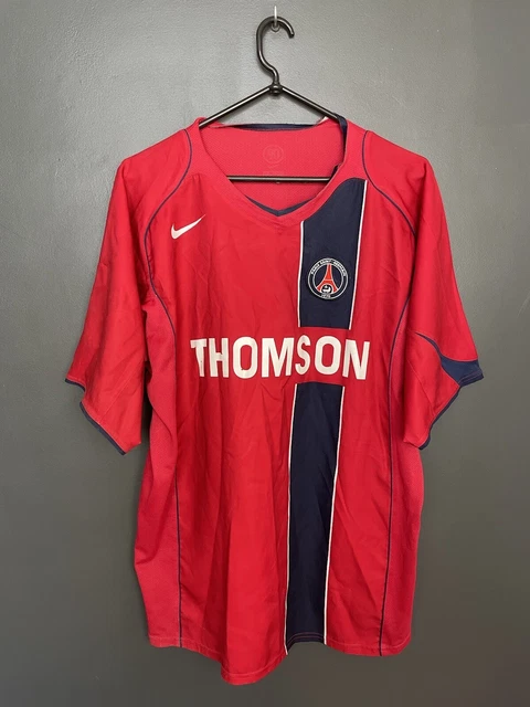 PSG 2004-2005 Paris Thomson away camiseta shirt trikot