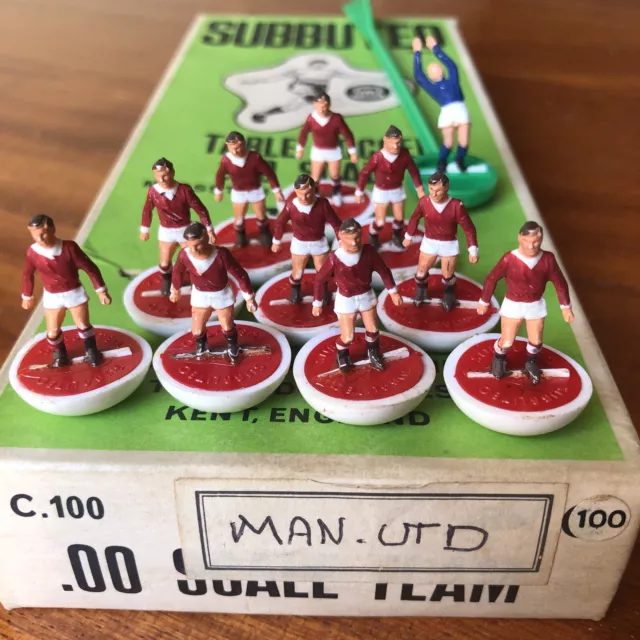 SUBBUTEO HW Ref 100 🏴󠁧󠁢󠁥󠁮󠁧󠁿 MANCHESTER UNITED - Ref Number Box