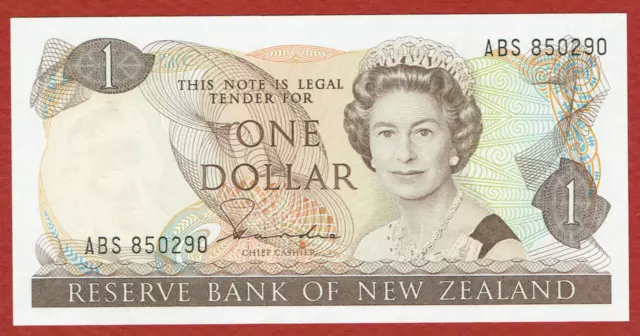RESERVE BANK OF NEW ZEALAND ND(1981-5) $1.00 CH CU PICK#169a