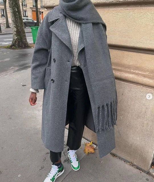 ZARA BNWT 2023. Dark Grey Soft Oversize Coat. 3046/271