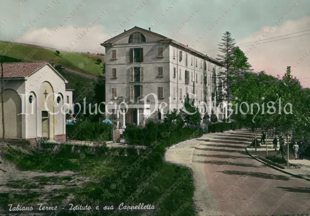 1953 TABIANO TERME Istituto e sua cappelletta Parma foto cartolina