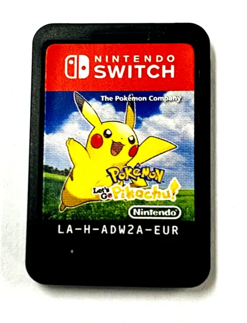 Nintendo Switch - Pokemon - Let's Go Pikachu  Game *No Case*