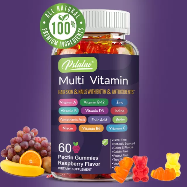 Multivitamínicas - Con Biotina-Apoyo Inmunológico,salud De La Piel Y Las Uñas