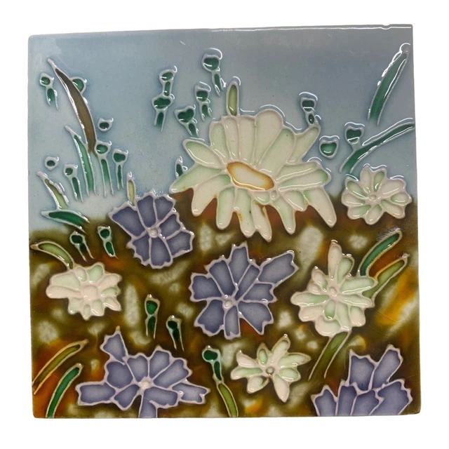 Flower Backsplash 4x4 Decorative Ceramic Wall Art Tile New Gift Kitchen Bath