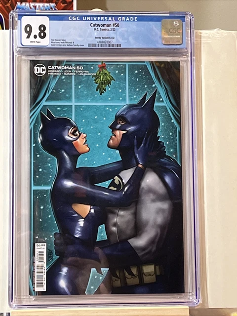 Catwoman #50 Cover D Nathan Szerdy Holiday Card Stock Variant  CGC 9.8