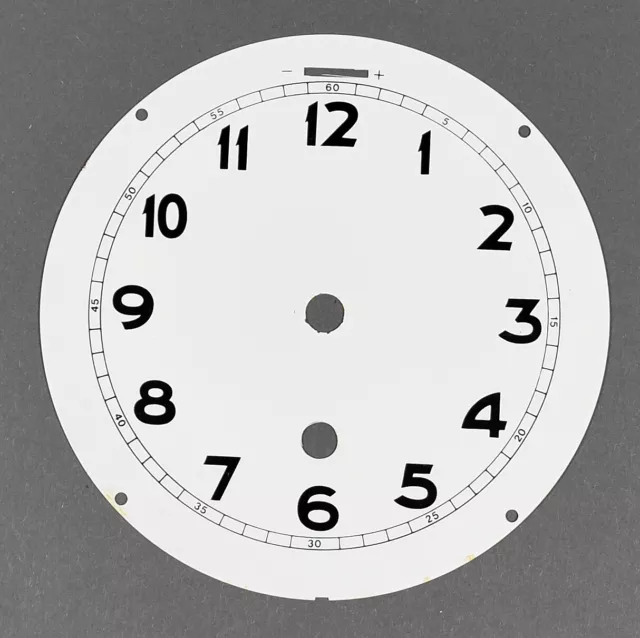 Altes Uhren Zifferblatt f Borduhr Schiffsuhr Uhrmacher clock dial