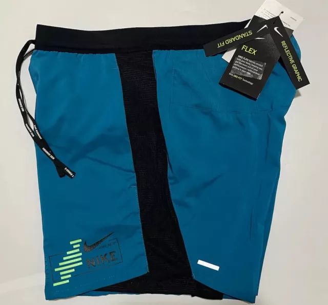 NIKE FLEX STRIDE Future Fast Men 2In1 Running Short Small Green