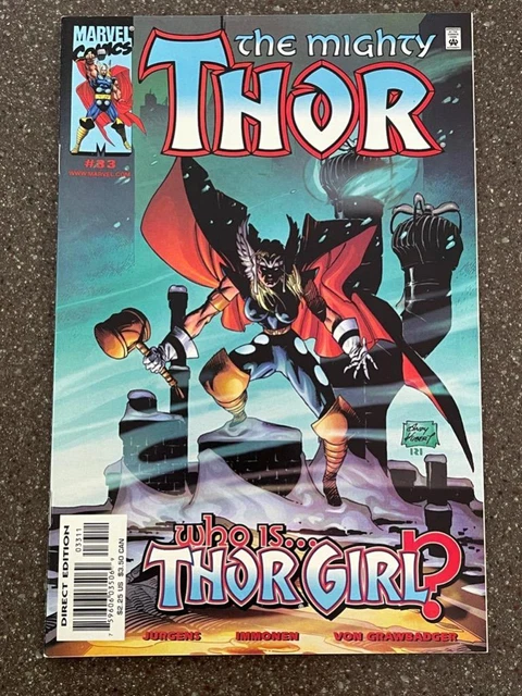 The Mighty Thor #33 Thor Girl Kubert Cover Marvel Comics NM- 2001