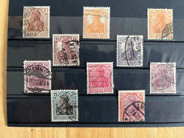 Briefmarken - Deutsches Reich - Germania - kleines Lot