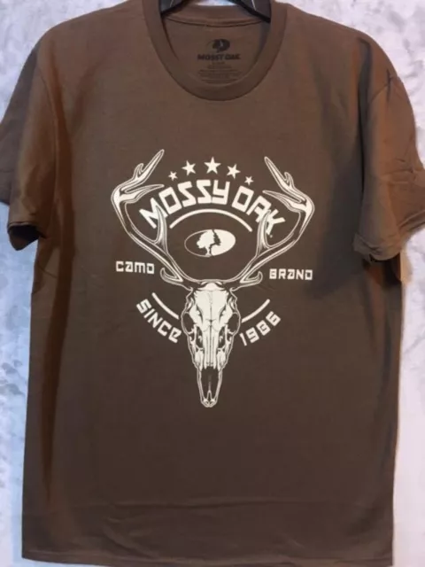 MOSSY OAK SINCE 1986 Logo Buck Deer T-Shirt Hunting Fishing Outdoors Men's  Sz M $13.99 - PicClick