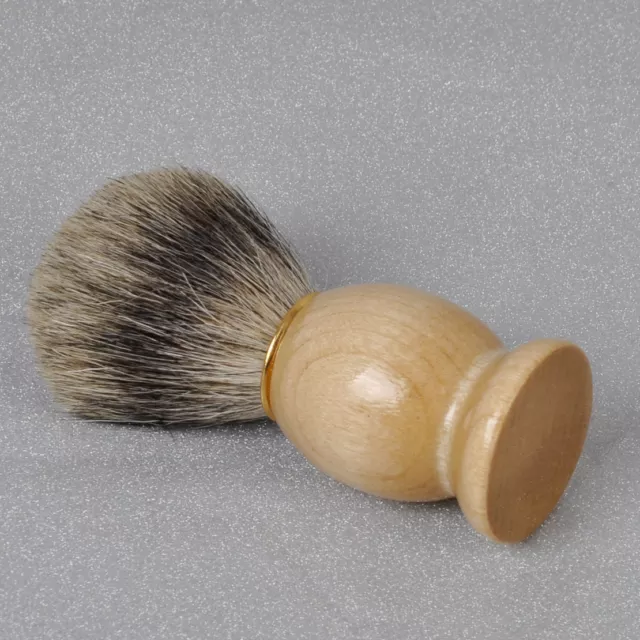 Dachshaar Badger Holz Griff Rasiere Rasur Pinsel Rasierpinsel Shaving Brush NEU