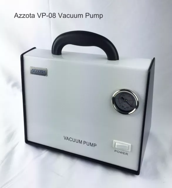 Pompe à vide sans huile Azzota®, 8 L/min, 80 kpa, 10psi, 50 W, <50dB