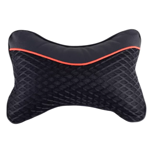 2x Car Seat Head Neck Rest Support Cushion Pad HeadRest Pillow Bone Shaped Set 2