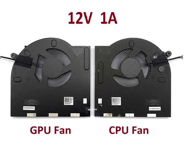 NEW FOR DELL Alienware M17 R3 M17 R4 RTX20 RTX30 CPU GPU Cooling Fan ...