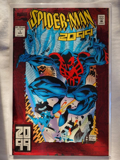 MARVEL SPIDER-MAN 2099 Vol 1 #1 Nov 92 BRIGHT RED FOIL COVER Very Nice
