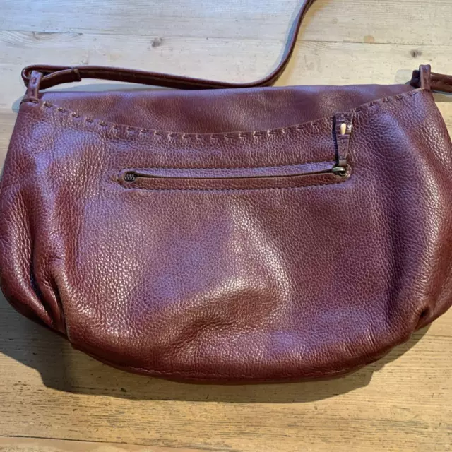 HENRY BEGUELIN SHOULDER bag Leather deep red 26×36×28×10×108cm $150.44 ...