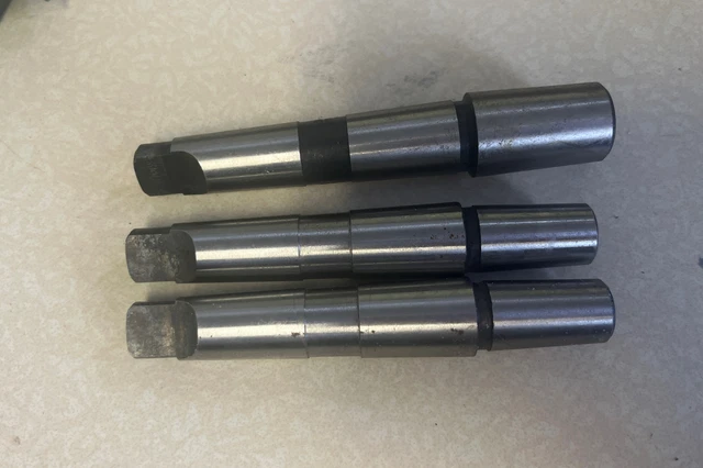 Vintage Jacobs A0233 & A0203 Chuck Arbor No. 2 Morse Taper to No. 2 Jacobs Taper