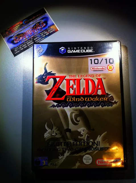 Zelda Wind Waker como Nuevo Nintendo Gamecube Raro Gc Wii