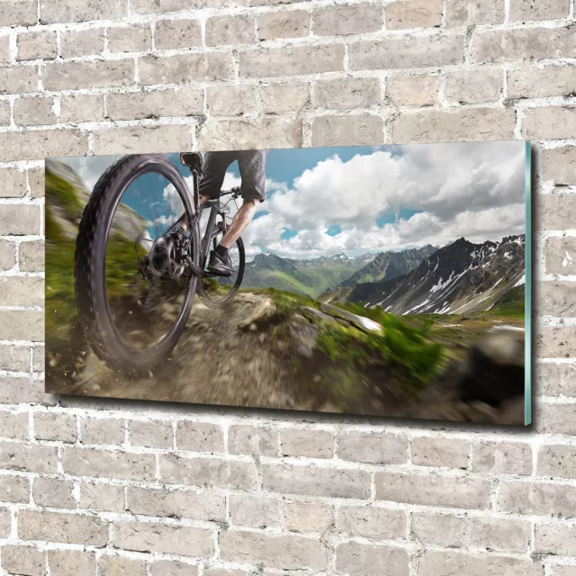 Acrylglas-Bild Wandbilder Druck 140x70 Deko Sport Mountainbiken