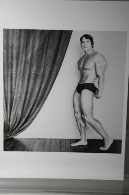 ROBERT MAPPLETHORPE: Arnold Schwarzenegger,1976, Kunst-Postkarte