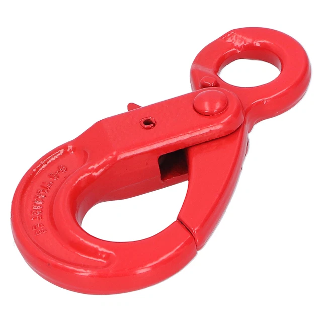 Slip Hook Safty Lock Self Locking Eye Type Safety Lifting Hook Tension 1.12T FEI