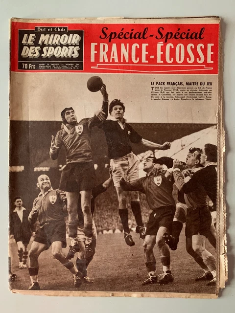 MIROIR Des SPORTS N°752 Du 27 Février 1934 – Rugby : France Bat Lyon 12-7, Cross Du Duc Et Jatteaux