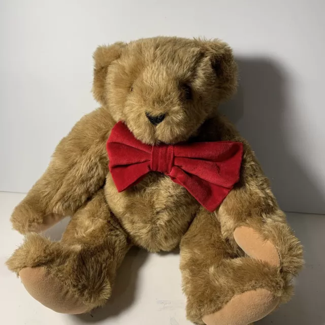 TEDDY BEAR Authentic The Vermont Company Large Plush 16" Stuffed Animal Toy