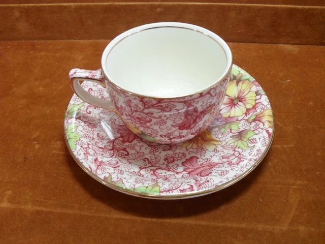 Royal Winton Grimwades Dorset Demitasse Cup & Saucer Set Made In England