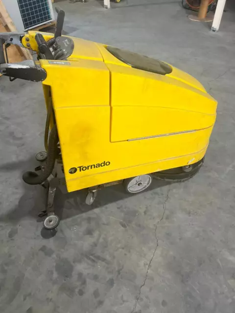 Tornado battery powered walk behind self propel warehouse floor sweeper scrubber Tornado battery powered walk behind self propel warehouse floor sweeper scrubber
