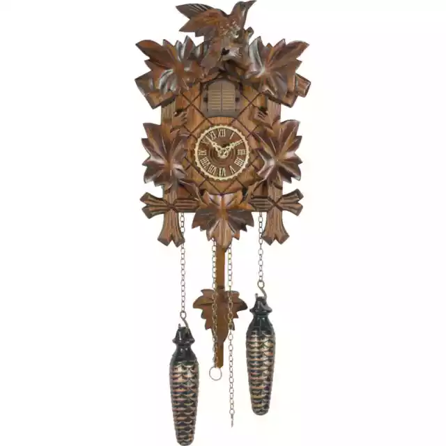 Reloj de cuco movimiento de cuarzo estilo tallado