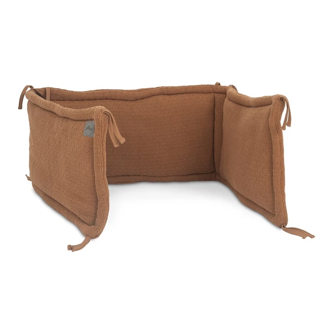 Jollein Nestchen Bettnestchen für Kinderbett 35x180 cm Bliss knit caramel NEU