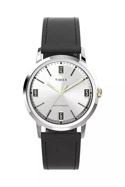 Timex Marlin Hand Mens Wind 1960s Reissue Watch 34mm TW2V44700