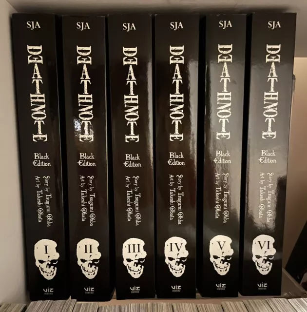 Death Note Black Edition Volume 1-6 Collection 6 Books Set Manga Tsugumi  Ohba