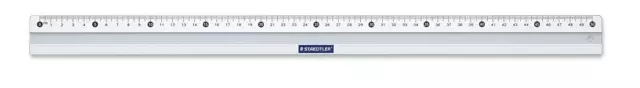 STAEDTLER Metall Lineal aus Aluminium 500 mm