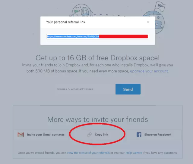 Dropbox 16 GB lebenslanges Upgrade Dauerhafter Speicherplatz 24-Stunden-Versand 2