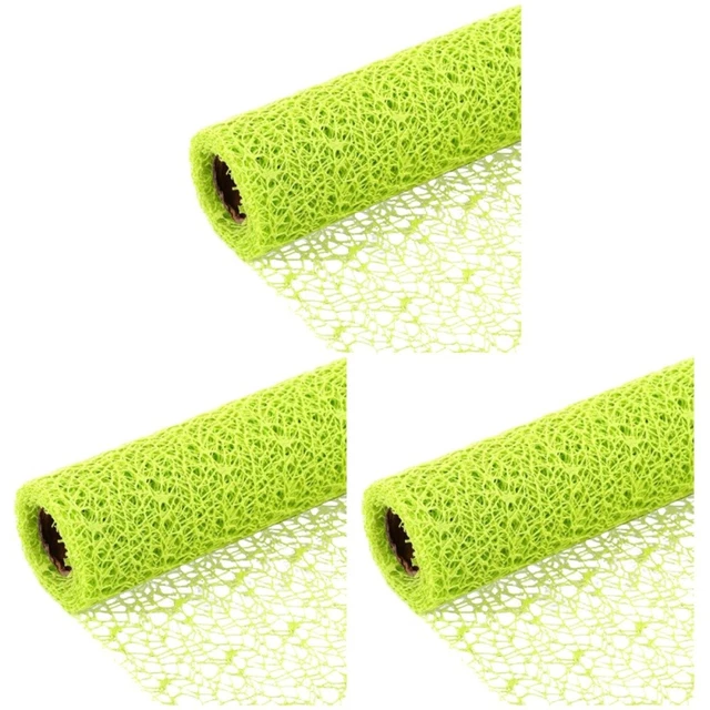 3 Pack Wrapping Gift Gauze Child Tulle Ribbon Spider Web Decoration Craft Mesh
