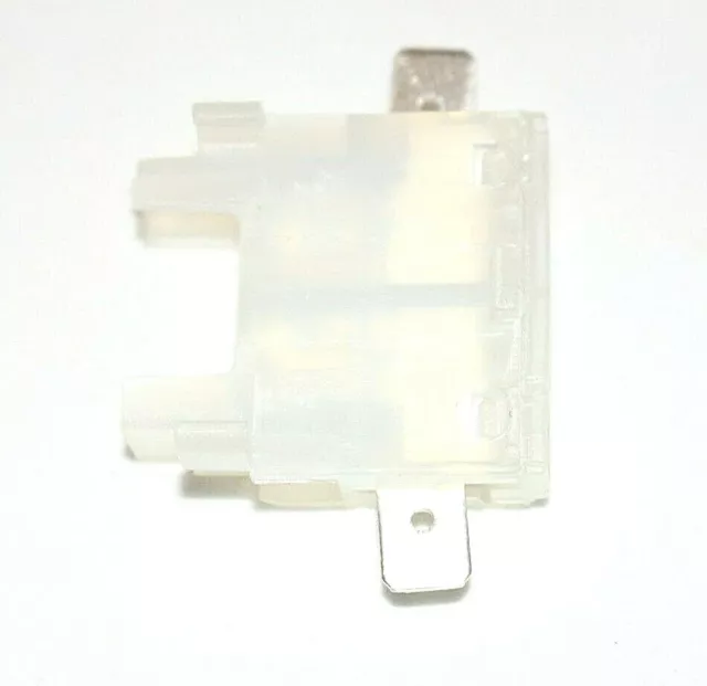 White Inline Blade Fuse Holder Pack of 5  Standard Blade Fuses  FU8A Car Auto 2