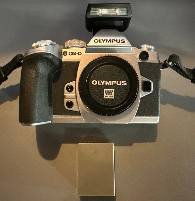 Olympus OM-D E-M1 16.3MP Digital Camera - Black (Body Only, Strap, Two Batterie)