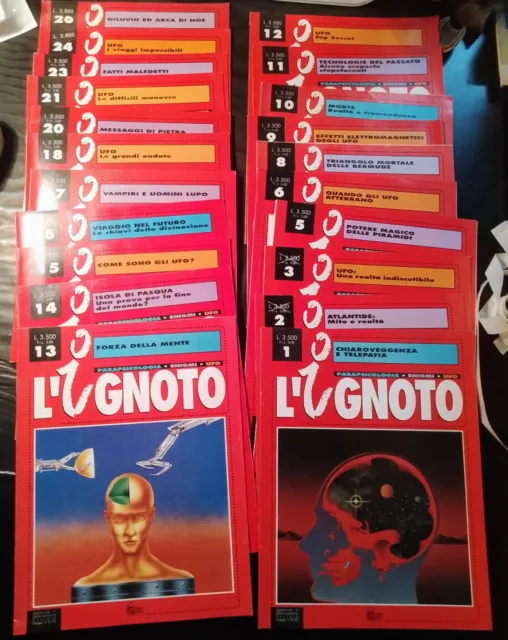 Lotto Rivista L'ignoto numeri da 1 a 26, mancano 4,7,19,22,25